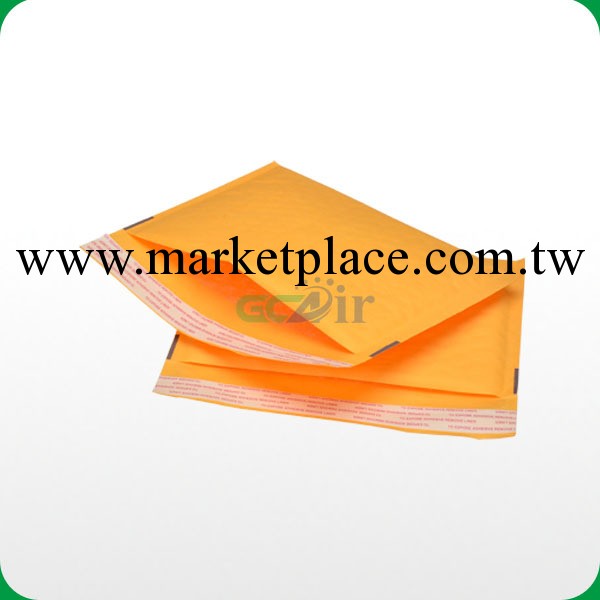 廣東省整箱包郵 黃色印刷 金色牛皮紙氣泡信封袋  130*170+40mm工廠,批發,進口,代購