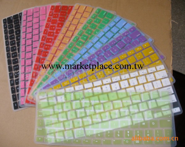 供應MACBOOK彩色印刷矽膠鍵盤保護膜13.3 寸 生活日用矽膠制品工廠,批發,進口,代購