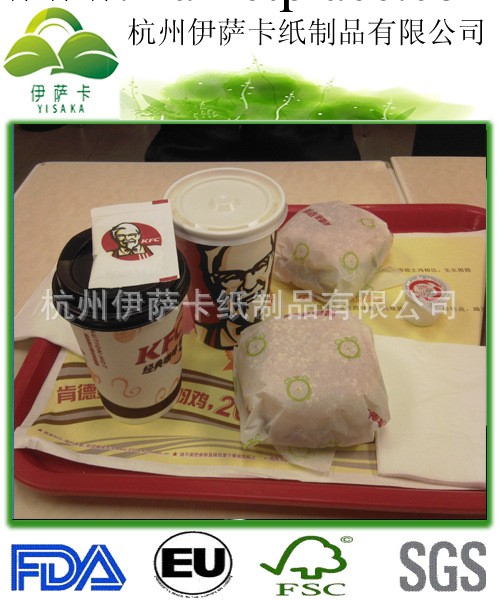 KFC高品質漢堡紙 防油紙28g40g35x35工廠,批發,進口,代購