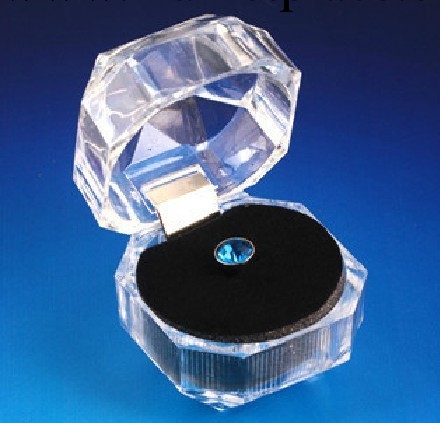水晶盒 八角盒 戒指盒 防塵塞包裝盒工廠,批發,進口,代購