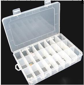 00522廠傢直銷 24格透明首飾盒 收納盒 塑料盒子 透明整理儲物盒批發・進口・工廠・代買・代購