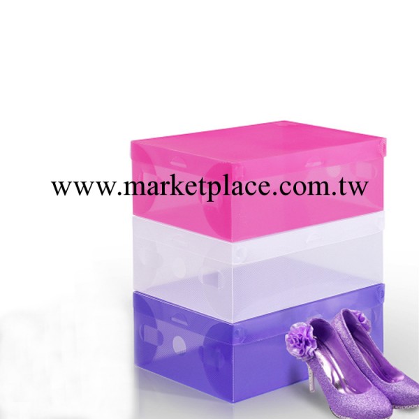 現貨直銷透明pp塑料翻蓋抽屜式鞋盒 男女兒童鞋類收納盒 雜物盒子工廠,批發,進口,代購