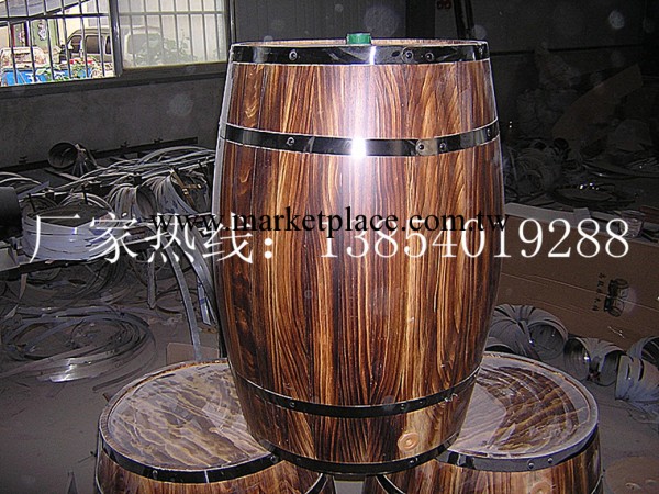 廠傢直銷 橡木酒桶裝飾 攝影道具木桶 木酒桶擺件 復古色50l工廠,批發,進口,代購