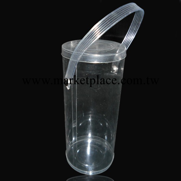 專業生產PVC透明圓桶 設計加工日用品塑料桶可覆膜印刷 磨砂折盒工廠,批發,進口,代購