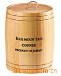 熱銷酒店酒吧禮品香木咖啡桶(大)橡木密封罐咖啡豆桶 木制咖啡桶工廠,批發,進口,代購