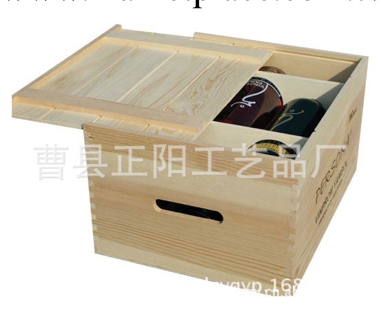 廠傢直銷~高檔葡萄酒木箱包裝 六隻裝木箱 專業定制紅酒木箱批發・進口・工廠・代買・代購