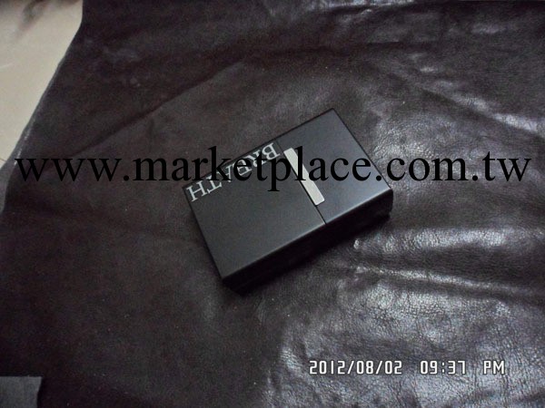 義烏供應20支裝黑色香煙盒鋁質煙盒禮品 高檔商務禮品煙盒贈品工廠,批發,進口,代購