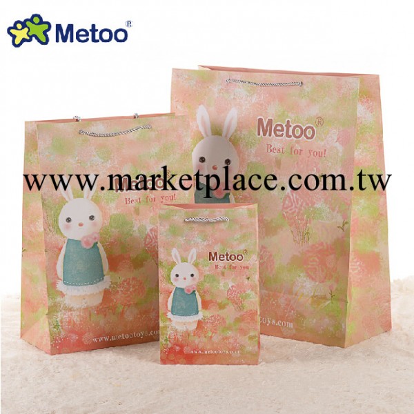 METOO咪兔品牌提拉米兔禮品袋 廠價直供情人節生日禮物包裝小號工廠,批發,進口,代購
