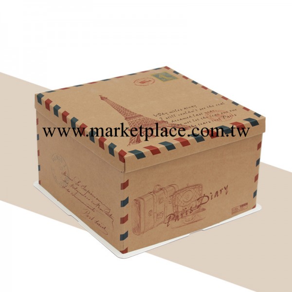 超達包裝 巴黎日志蛋糕盒 牛皮紙方形盒 烘焙包裝盒子工廠,批發,進口,代購