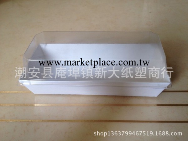 E1985長方形白紙盒/蛋糕盒/西點紙塑盒/班戟打包盒1200套起批批發・進口・工廠・代買・代購