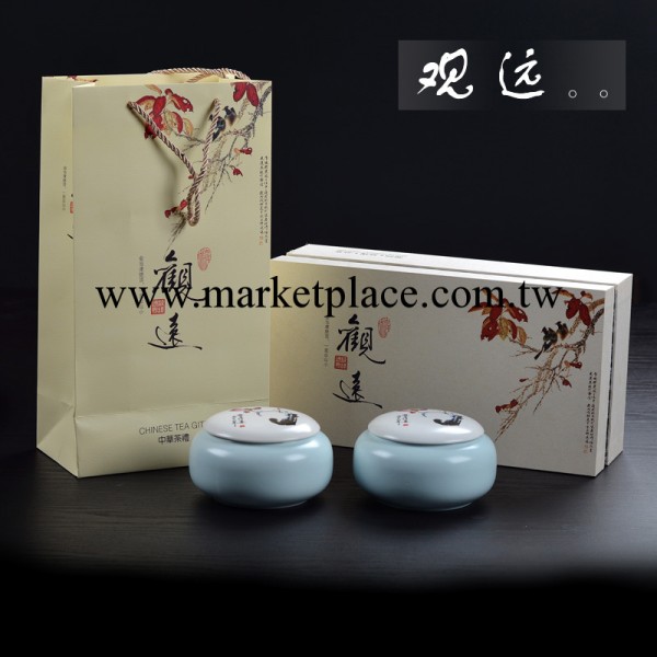 2014新款半斤裝 茶葉禮盒茶葉罐陶瓷通用版茶葉包裝空盒 訂做批發工廠,批發,進口,代購