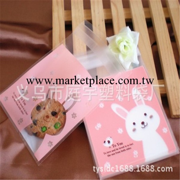 韓國烘焙包裝 兔子自黏袋 點心餅乾塑料包裝袋 批發 自黏袋工廠,批發,進口,代購