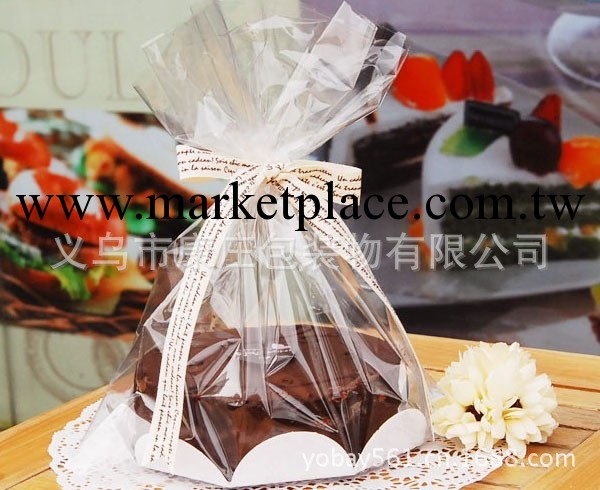 【韓國烘焙包裝】6寸荷葉邊戚風蛋糕簡易包裝 包裝袋 蛋糕盒 現貨批發・進口・工廠・代買・代購