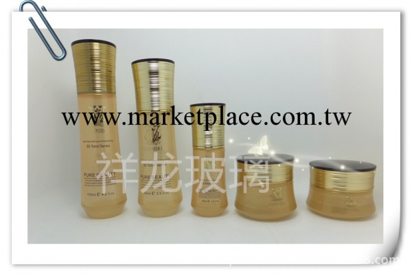 化妝品高檔套裝瓶 現貨瓶  韓國美人圖瓶型 化妝品玻璃制品工廠,批發,進口,代購