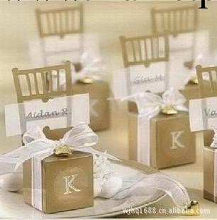 供應歐美西式結婚婚慶用品創意個性金色椅子喜糖盒批發・進口・工廠・代買・代購