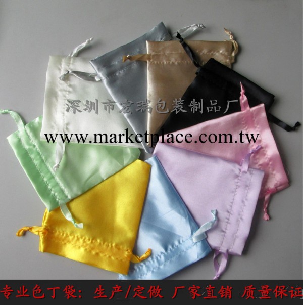 專業色丁佈袋,無紡佈袋生產訂做 多色束口抽繩袋加工 可印刷LOGO工廠,批發,進口,代購