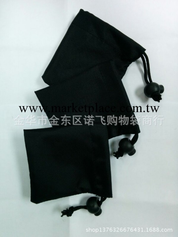 210d尼龍單邊束口袋  滌綸拉繩袋  電子產品包裝袋 加按扣 可印刷工廠,批發,進口,代購
