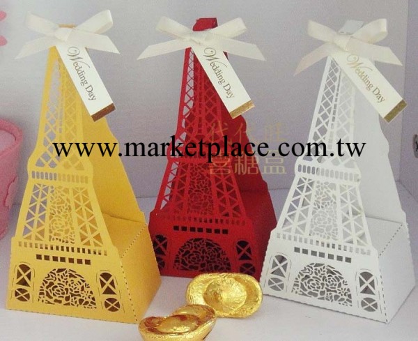 創意歐式埃菲爾鐵塔喜糖盒/紙盒 結婚用品 精美個性糖果盒/代代旺工廠,批發,進口,代購
