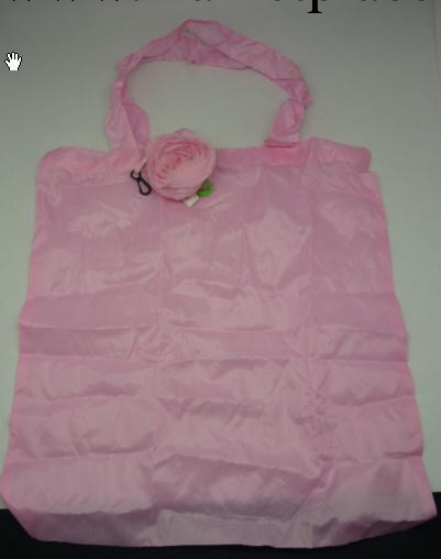 廣州定做玫瑰花折疊210D滌綸草莓袋polyester折疊購物袋可加logo工廠,批發,進口,代購