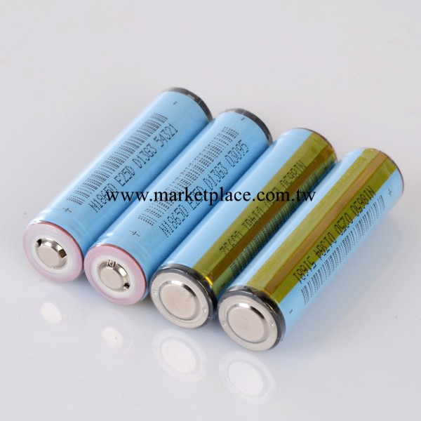 正品 18650鋰電池2200mah 3.7V 移動電源強光手電用加雙MOS保護板工廠,批發,進口,代購