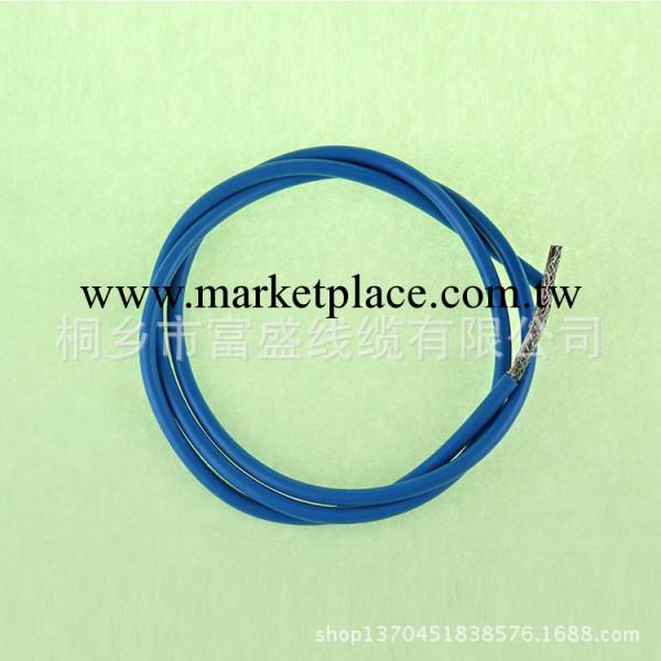 藍色阻燃鍍錫銅絲屏蔽傳感器導線 屏蔽電纜 rvvp 耐燙性電纜工廠,批發,進口,代購