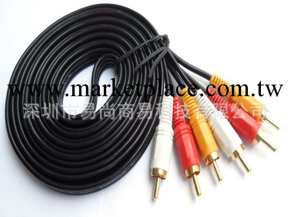 [高清品質]3米3RCA/3RCA 全銅音頻線工廠,批發,進口,代購