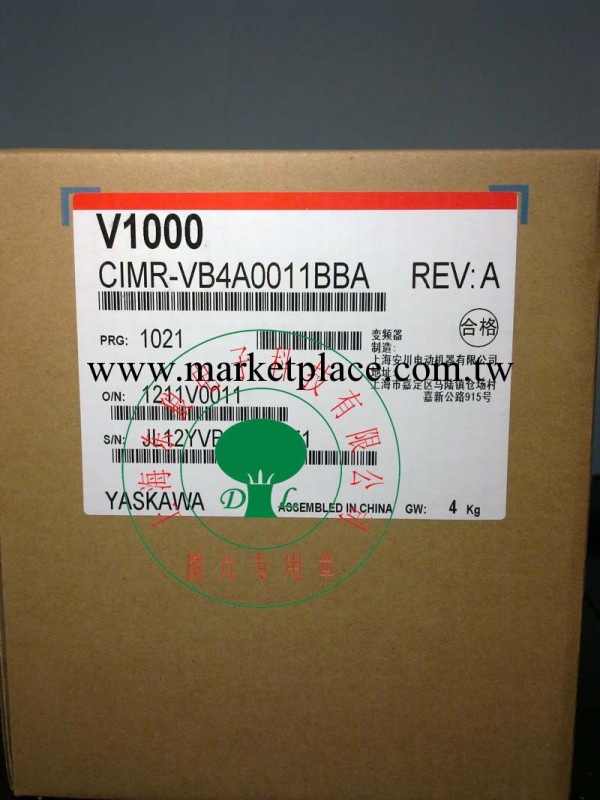 YASKAWA安川變頻器CIMR-VB4A0011BBA批發・進口・工廠・代買・代購