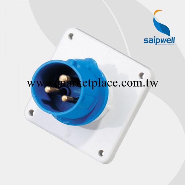 saipwell廠傢直供 3芯工業插頭 16A 230V 暗裝工業插座 正品工廠,批發,進口,代購