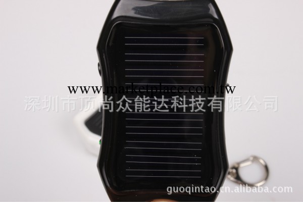 手機太陽能充電器 帶LED燈 iphone三星 小米 HTC 充電寶 USB萬能工廠,批發,進口,代購