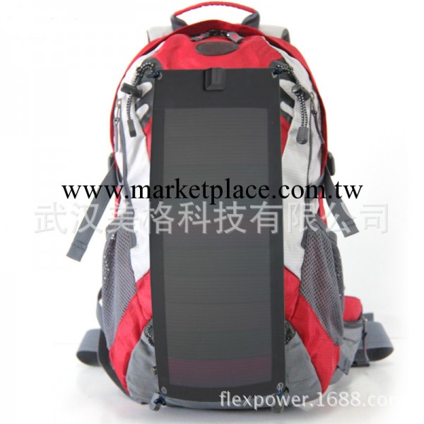 柔性太陽能充電背包 時尚多功能戶外充電包 緊急充電運動包 5W17V批發・進口・工廠・代買・代購