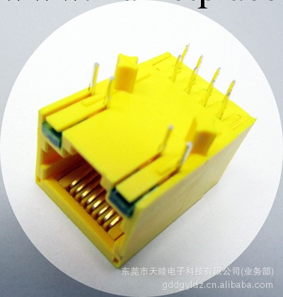 深圳黃色8P8C RJ45濾波器 PCB插座供應工廠,批發,進口,代購
