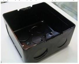 地麵插座底盒 地插暗盒 地板插鐵盒 黑色 1.0mm工廠,批發,進口,代購