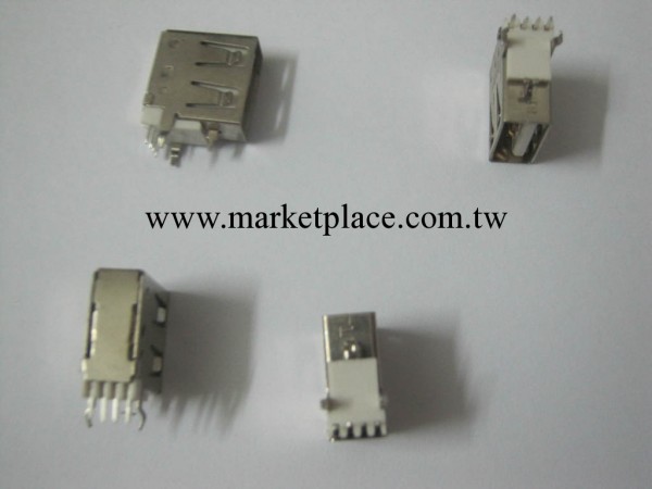 USB接口/AF母座短體/直插短體母座無卷邊工廠,批發,進口,代購
