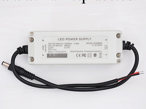 27-42V 36W-LED麵板燈驅動電源可過全球電源認證批發・進口・工廠・代買・代購