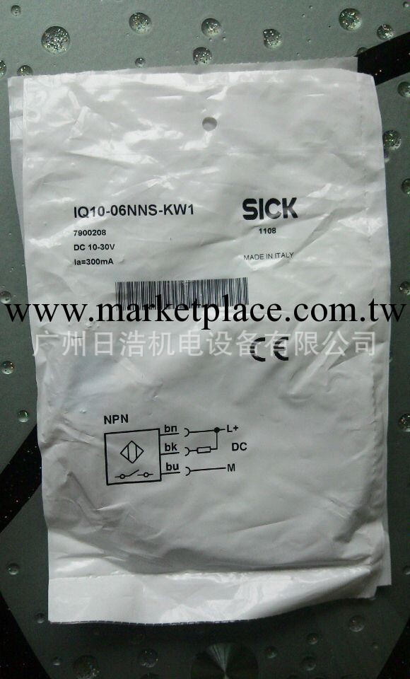 SICK接近開關 IQ10-06NNS-KW1 隻提供SICK原廠原裝全新產品批發・進口・工廠・代買・代購
