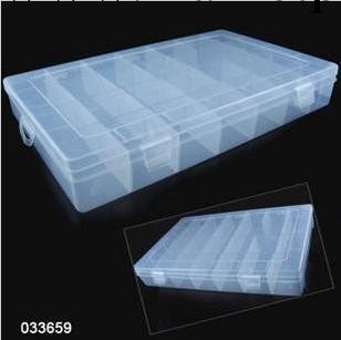 28格透明首飾盒*收納盒*塑料盒子*透明整理儲物盒 516g工廠,批發,進口,代購