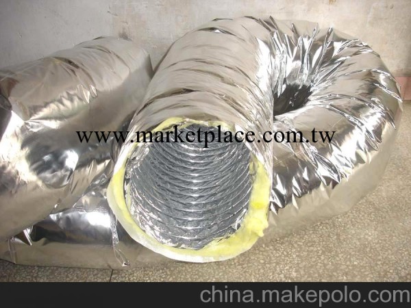廠傢直銷中央空調鋁箔通風保溫軟管 優質保溫軟管150*8米工廠,批發,進口,代購