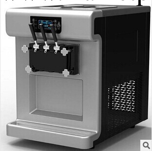 三頭三色冰激凌機 小型東貝臺式軟冰淇淋機 雪糕甜筒聖代機 商用工廠,批發,進口,代購