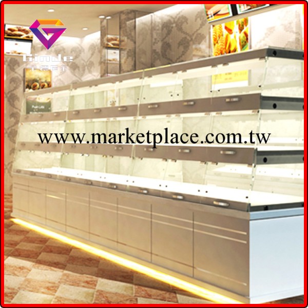熱銷供應 精品麵包櫃展示櫃 白色三層中島櫃批發・進口・工廠・代買・代購