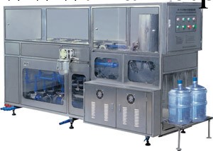 200瓶/小時全自動微電腦型洗灌機 5加侖飲用水自動灌裝機械工廠,批發,進口,代購