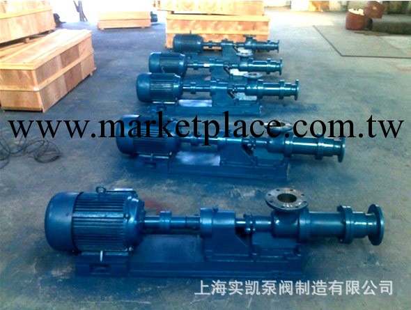 I-1B型螺桿泵（濃漿泵）3寸，高濃度高黏度輸入泵，容積回轉泵工廠,批發,進口,代購