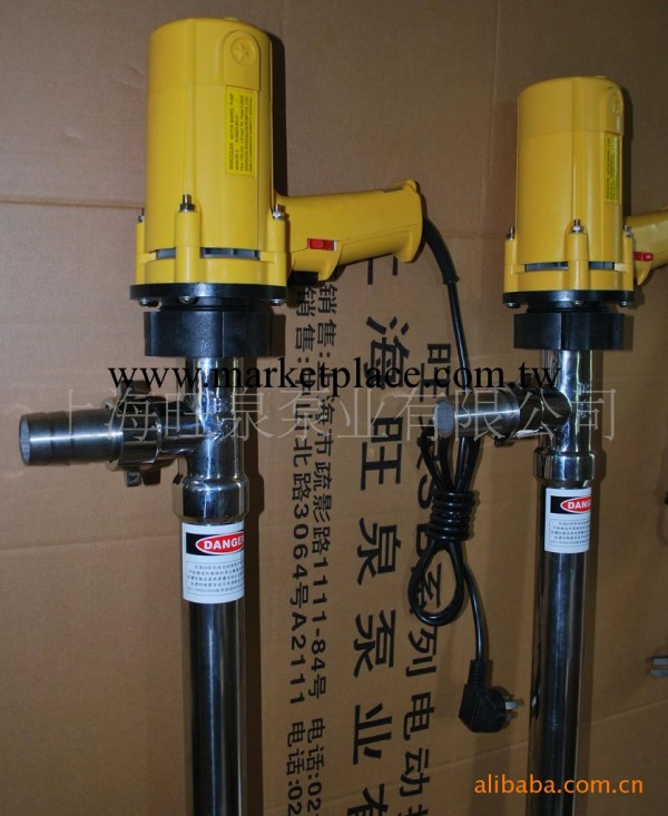 上海旺泉牌SB-6化工插桶泵、油泵、手提式抽液泵批發・進口・工廠・代買・代購
