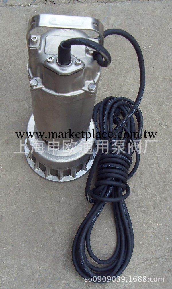 上海申歐通用泵閥廠QDX3-18-0.55單相不銹鋼潛水泵工廠,批發,進口,代購