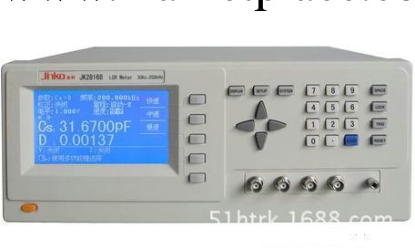 金科JK2816B高頻精密數字電橋 30-200kHz 37個頻率點 全新原裝工廠,批發,進口,代購
