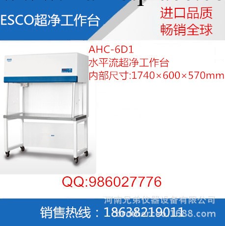 新加坡ESCO AHC-6D1水平流超凈工作臺工廠,批發,進口,代購