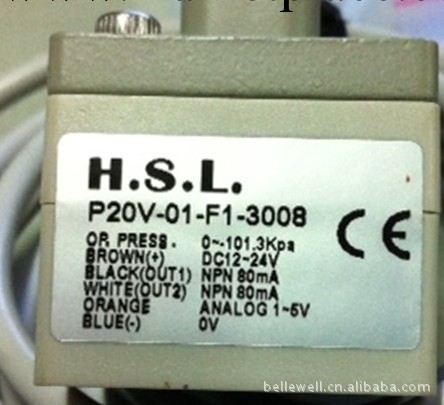 特價供應臺灣HSL 壓力開關 P20V-01-F1-3008工廠,批發,進口,代購