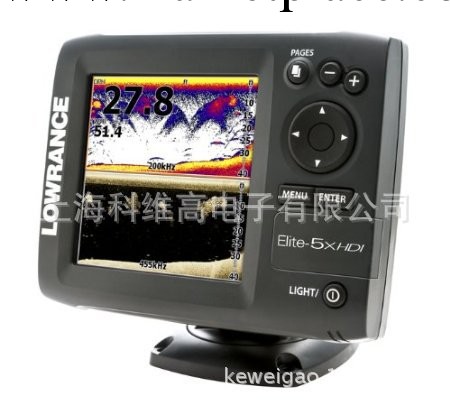 美國Lowrance Elite-5X HDI 4頻 彩色探魚器工廠,批發,進口,代購