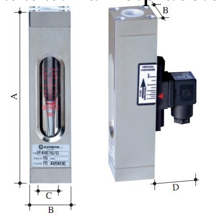 【原裝正品】IF..VE可調流量開關 帶視窗指示 ELETTROTEC正品工廠,批發,進口,代購