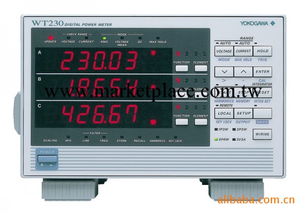 全新原裝橫河YOKOGAWA 單相功率計WT210（GPIB或RS232）帶諧波工廠,批發,進口,代購