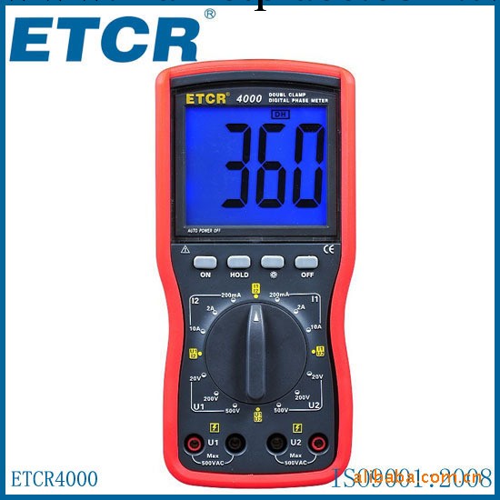 ETCR4000 雙鉗 數字相位 伏安表工廠,批發,進口,代購